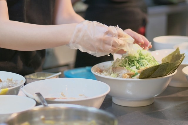 激戦区のラーメン店